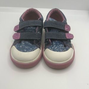 See Kai Run Casey Denim Floral Size 8